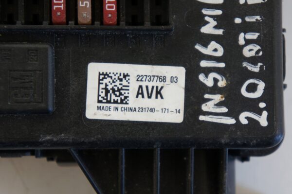 SKRZYNKA BSI OPEL INSIGNIA A LIFT 2,0CDTI 22737768