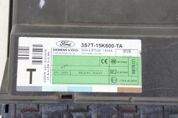MODUŁ KOMFORTU FORD MONDEO MK3 3S7T-15K600-TA