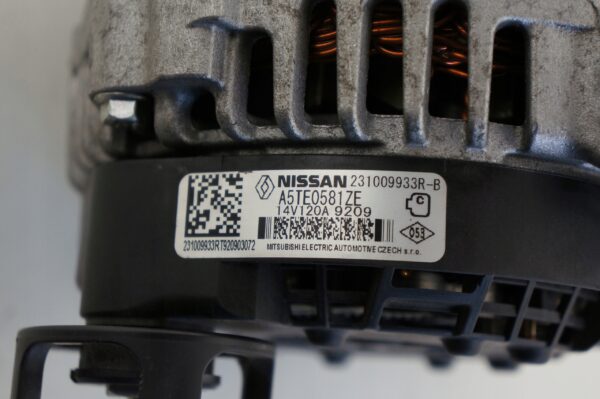 ALTERNATOR RENAULT CLIO V CAPTUR 1,3TCE 231009933R