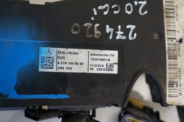 WIĄZKA SILNIKA MERCEDES W205 2,0 CGI A2740103109