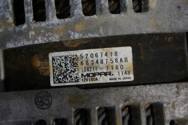 ALTERANTOR FAIT 500 XL JEEP COMPASS II 52067418