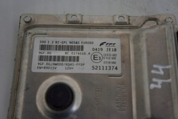 13505466761-696b4c310ecf1 STEROWNIK KOMPUTER FIAT 500 52111374