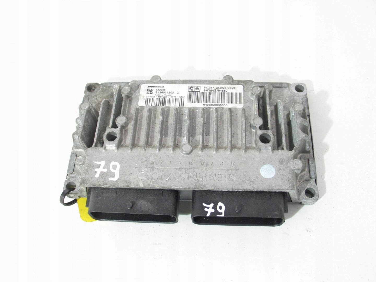 KOMPUTER SILNIKA PEUGEOT 307 1.6 16V S126024202C