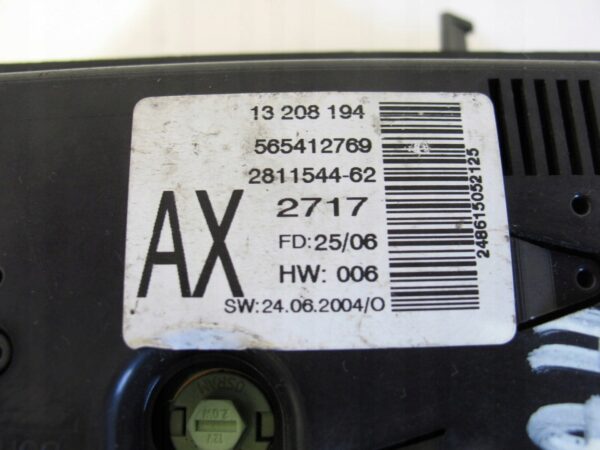 13505538409-696b473488ce7 WYŚWIETLACZ EKRAN ZEGAR OPEL ASTRA III H 13208194