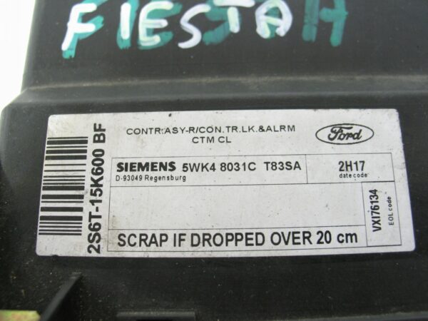 MODUŁ KOMFORTU FORD FIESTA MK6 FUSION 5WK48031C