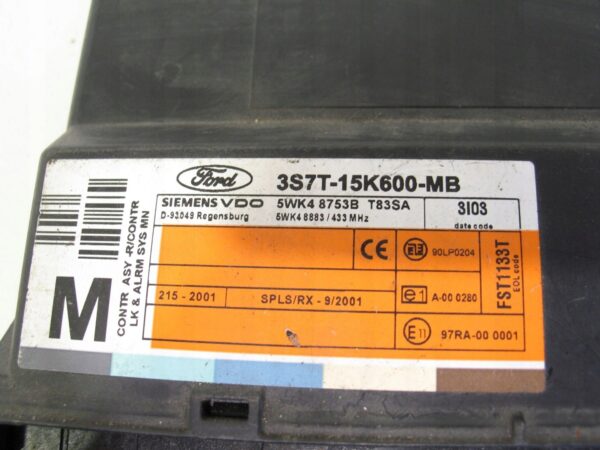 MODUŁ KOMFORTU FORD MONDEO MK3 3S7T-15K600MB