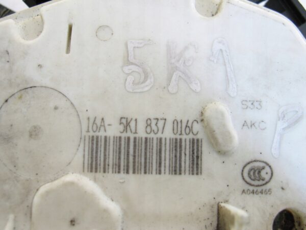 ZAMEK DRZWI PRAWY PRZÓD GOLF VI 5K1837016C 7PIN EU