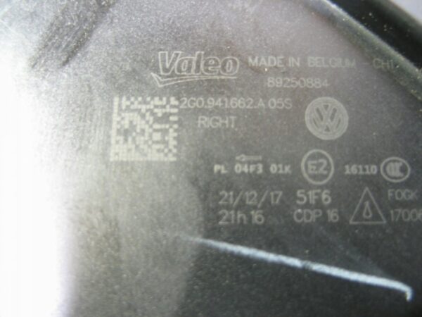 HALOGEN PRAWY LED VW POLO VI 2G 038103173A EUROPA