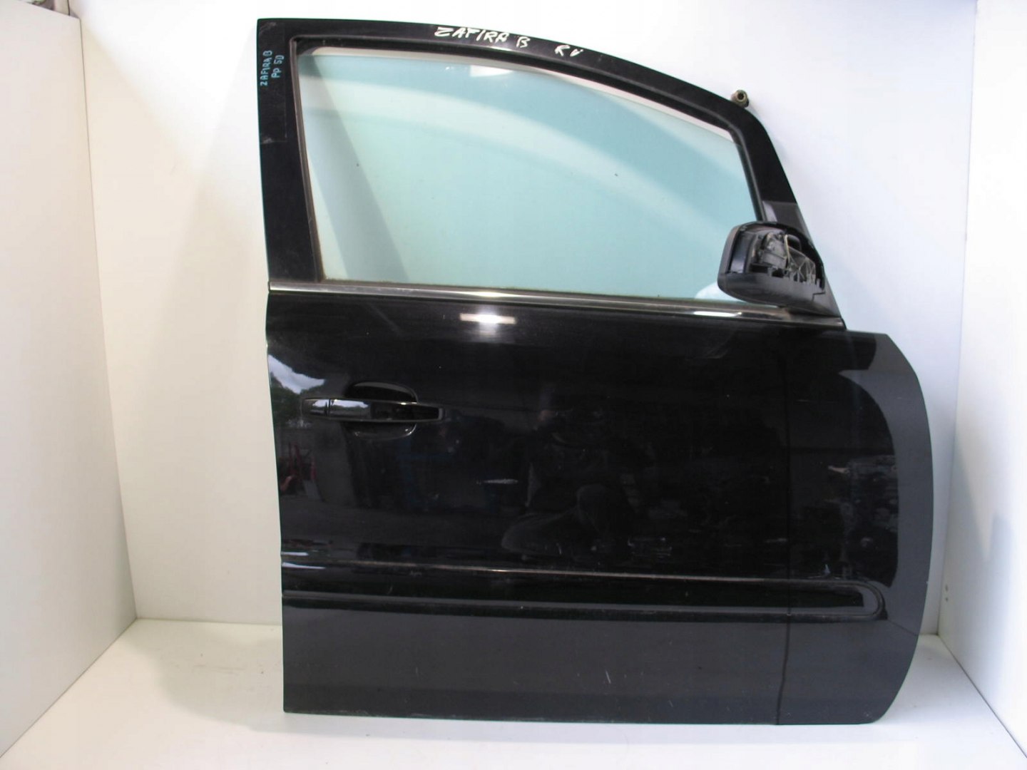 DRZWI PRAWY PRZÓD OPEL ZAFIRA B 05-14R CZARNE KPL