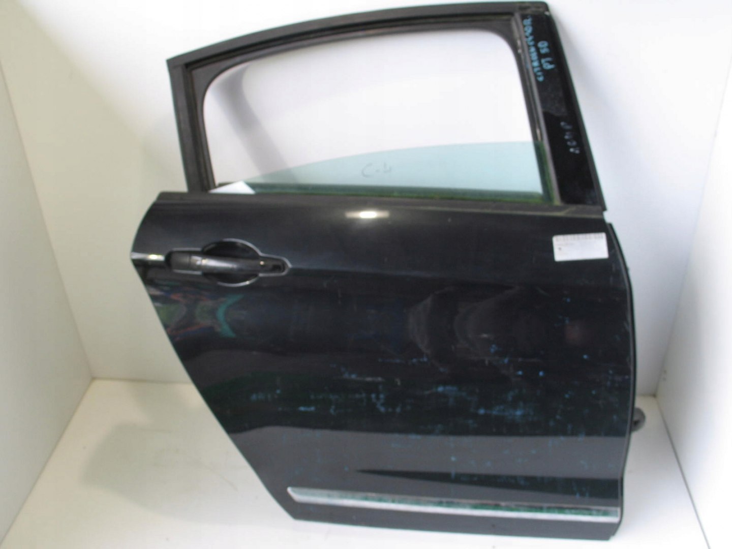 DRZWI PRAWY TYŁ CITROEN C4 II HB 5D CZARNE KPL