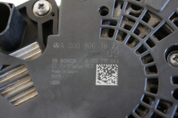 13844650800-696aa5e29b91b ALTERNATOR MERCEDES RENAULT 1,5 DCI A0009063822