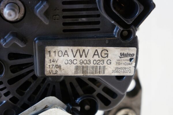 ALTERNATOR VW GOLF VI A3 1,4 TSI CAX 03C903023G