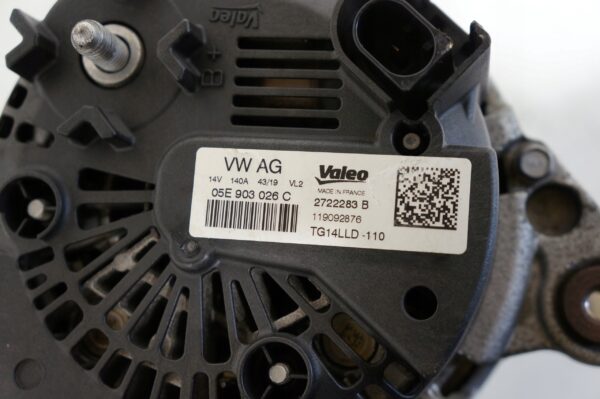 14250421454-696a9beac6a3e ALTERNATOR VW POLO 2G KAROQ 1,0TSI 05E903026C 140A
