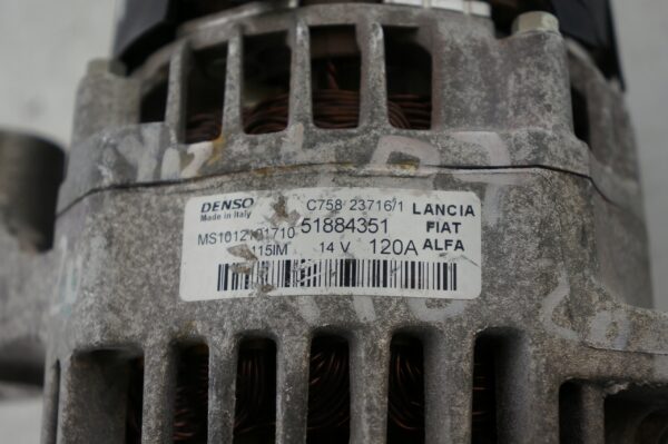ALTERNATOR SILNIKA FIAT JEEP 500X COMPASS 1,6M-JET 51884351 14V 120A DENSO