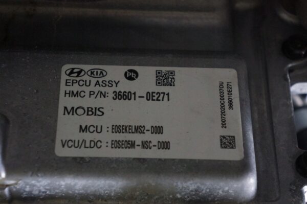 SILNIK ENGINE HYUNDAI KONA E-NIRO EV ELEKTRIC EPCU 91958-K4150 36601-0E271