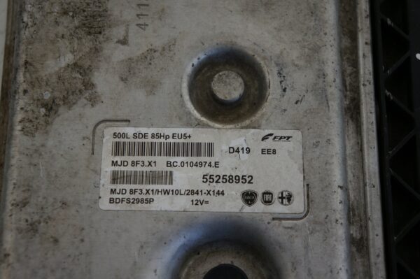 15134708064-696a89d1c1c5d KOMPUTER STEROWNIK ECU FIAT 500L 1,3 M-JET EURO 5 85HP 55258952 MJD8F3.X1
