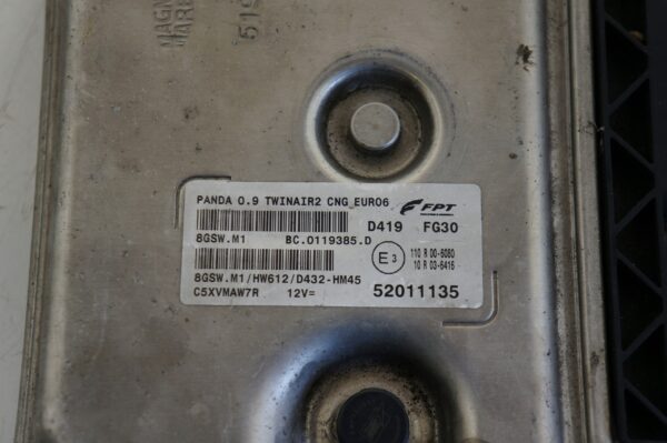 15134888873-696a89c84d9f6 KOMPUTER STEROWNIK ECU FIAT PANDA III 0,9 TWINAIR EURO 6 52011135 8GSW.M1