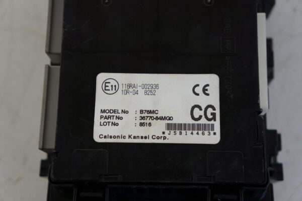 15138484761-696a898874d12 MODUŁ STEROWNIK BSI SUZUKI CELERIO 1,0 K10B BENZ 36770-84MG0 116RAI-002936