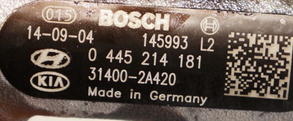 LISTWA WTRYSKOWA HYUNDAI KIA I30 II IX20 TUCSON 1,6 CRDI 0445214181