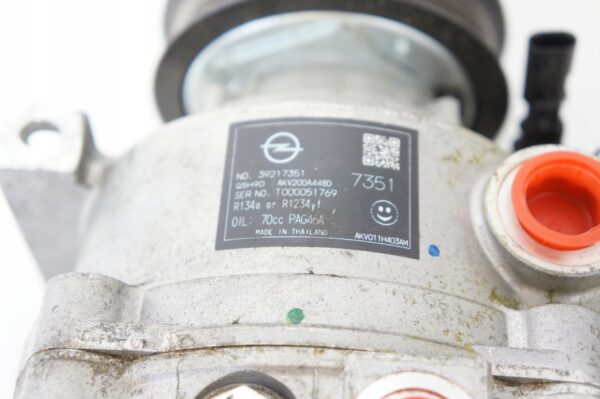 KOMPRESOR KLIMATYZACJI OPEL ASTRA K 1,2T 39217351