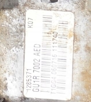 SKRZYNIA BIEGÓW VOLVO V40 S60 V60 2.0 D GU1R7002AED