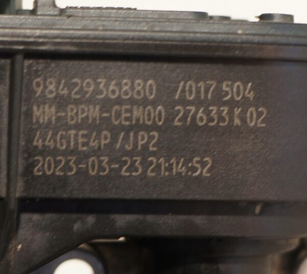 PRZEPUSTNICA PEUGEOT 308 CITROEN C3 1,2THP 9842936880