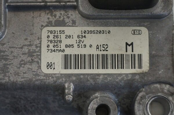 STEROWNIK KOMPUTER FIAT ALBEA STILO I YPSILON II 1,4 16V 0261201634