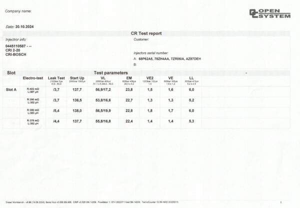 16766139491-69692e3900365 WTRYSKIWACZ WTRYSK KIA RIO HYUNDAI I20 1.4 CRDI D4FC 0445110587 WYDRUK