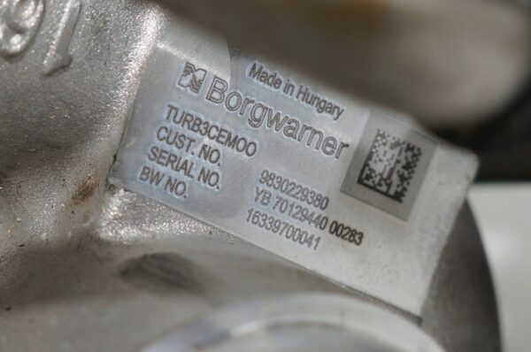 TURBOSPRĘŻARKA TURBO OPEL CORSA PEUGEOT 308 CITROEN C3 1,2THP 9830229380