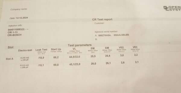 17051899191-69692932bc839 WTRSYSKIWACZ WTRYSK OPEL COMBO FIAT DOBLO 1,3 JTD 0445110083 WYDRUK