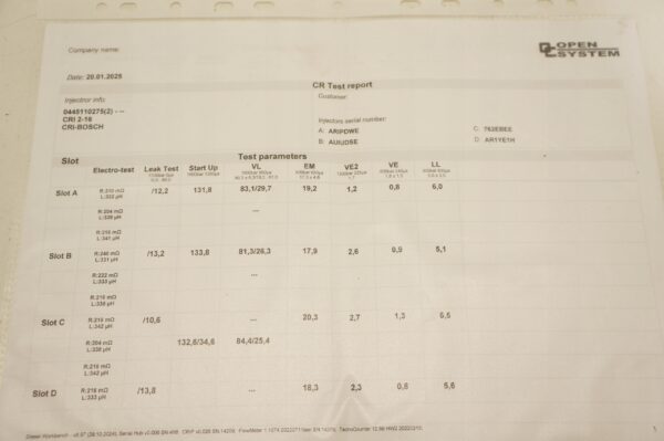 17166850552-69692519cd813 WTRYSKIWACZ WTRYSK KIA HYUNDAI H1 SORENTO 2,5 CRDI D4CB 0445110275 WYDRUK