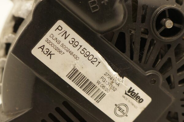 ALTERNATOR CITROEN C3 RIFTER PARTNER 1,5 E-HDI 39159021