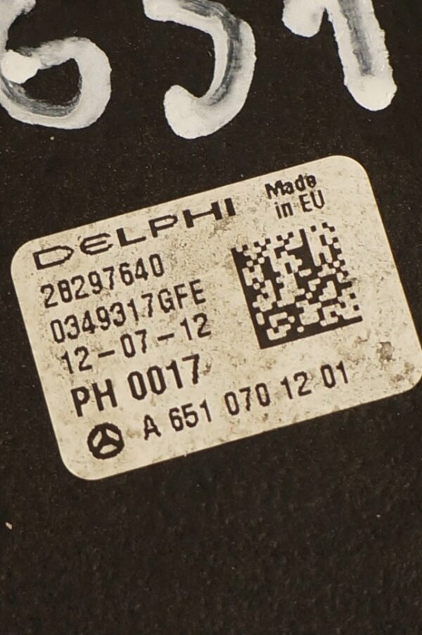 17192402674-696923d9c8279 POMPA WTRYSKOWA MERCEDES W212 W204 2,2 CDI A6510701201