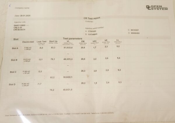 WTRYSKIWACZ WTRYSK MERCEDES RENAULT W177 CAPTUR 2 1,5 BLUE DCI 0445110800