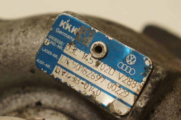 TURBOSPRĘŻARKA TURBO GOLF A4 B8 PASSAT 2.0TDI CAG 03L145702D