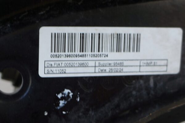 KOŁYSKA SANKI BELKA PRZÓD FIAT 500 PANDA III 1.0 HYBRID MILD 52105414