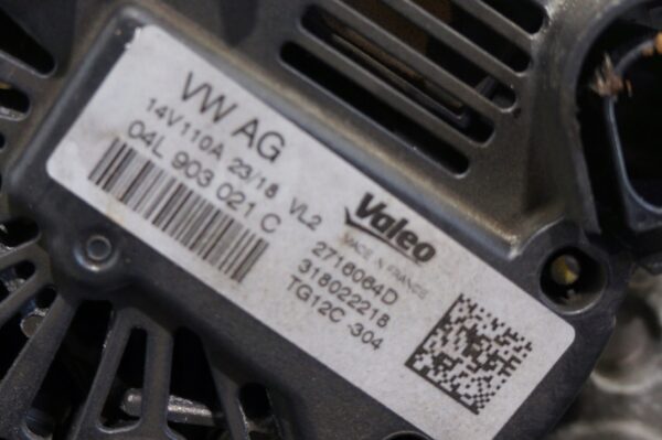 17568183471-696943e70e70a ALTERNATOR SKODA OCTAVIA VW GOLF T-ROC 1,6 2.0 TDI 04L903021C