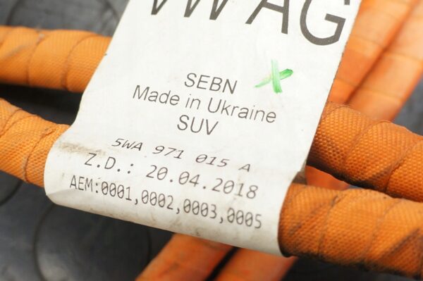 PRZEWÓD WYSOKIEGO NAPIECIA VW GOLF VIII LEON A3 OCTAVIA 1.4 DGE 5WA971015A