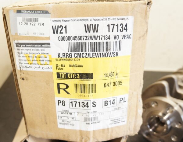 WAŁ KORBOWY RENAULT TRAFIC III QASHQAI VIVARO B 1,6 DCI 5599R NOWY R9M