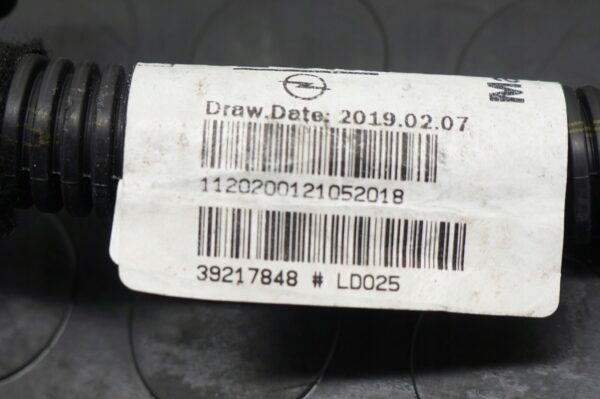 INSTALACJA ELEKTRYCZNA WIĄZKA MAGLOWNICY PRZEKŁADNI OPEL ASTRA K 39217848