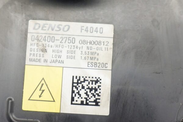 KOMPRESOR KLIMATYZACJI TOYOTA C-HR 1.8 042400-2750