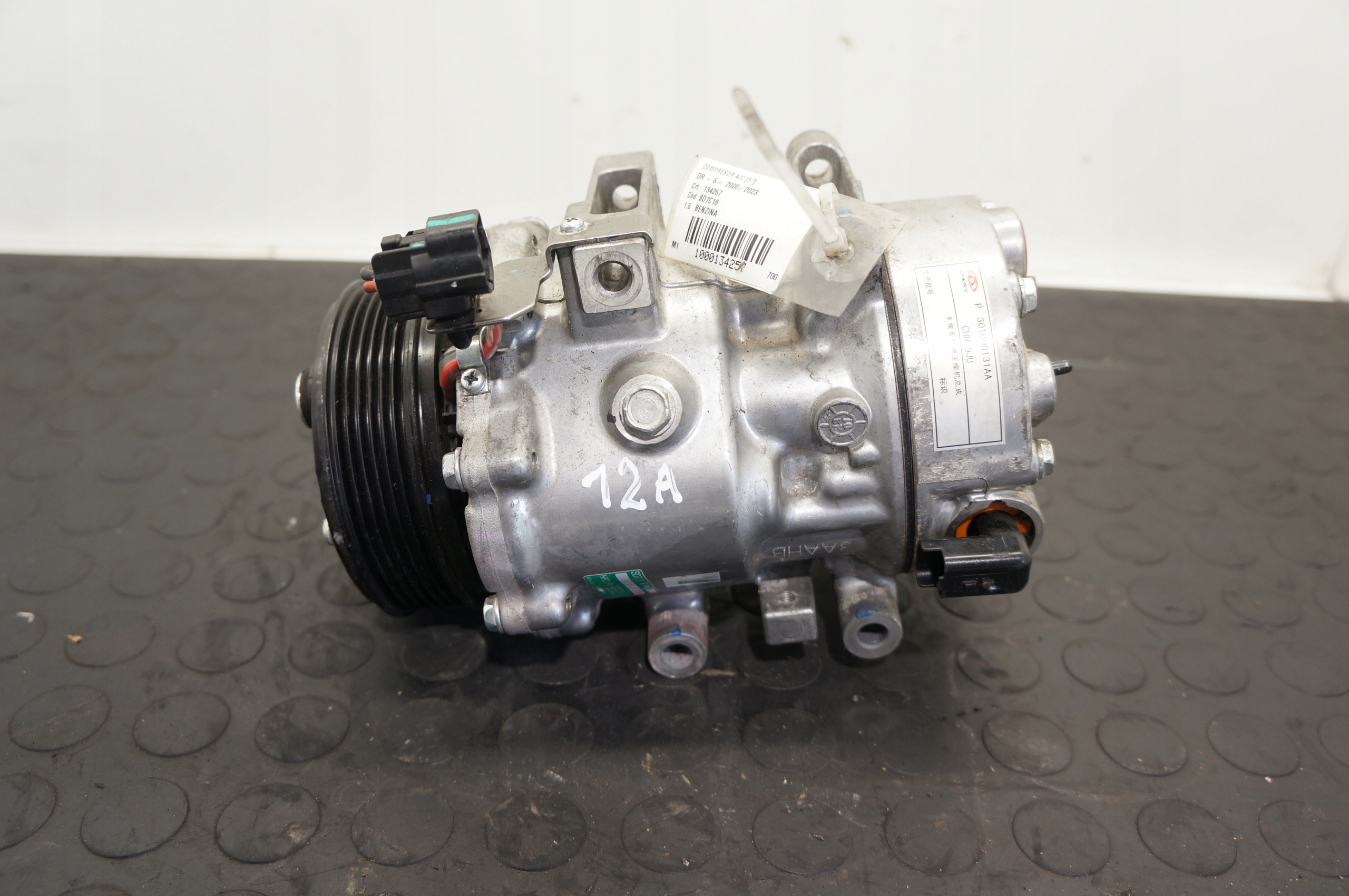 KOMPRESOR KLIMATYZACJI CHERY TIGGO DR MOTOR 1.5TCI P301000131AA SD7C16