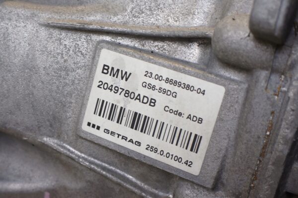 SKRZYNIA BIEGÓW BMW X1 F48 X2 F39 MINI F60 1,5 D B37 GS6-59DG 8689380 ADB