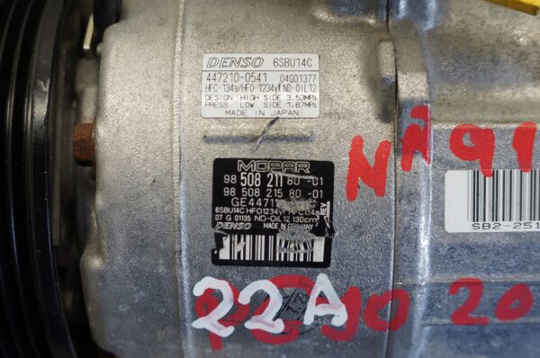 KOMPRESOR KLIMATYZACJI PEUGEOT 308 CITROEN C3 1,2THP 9850821180 447210-0541