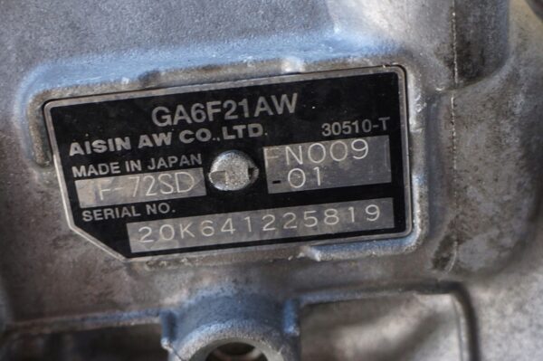 SKRZYNIA BIEGÓW BMW X1 F48 MINI 1.5T 24009456655 GA6F21AW TF-72SD