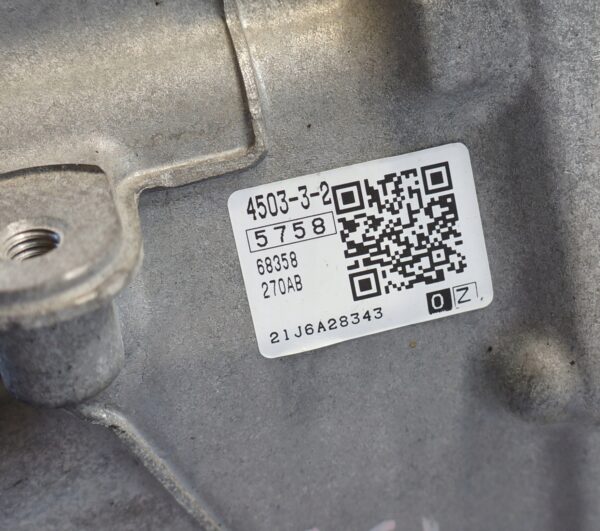 SKRZYNIA BIEGÓW JEEP RENEGADE COMPASS 1,3 16V HYBRYDA TF-72SD P68358270AB