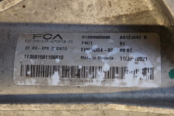 MAGLOWNICA PRZEKŁADNIA DUCATO CITROEN JUMPER PEUGEOT BOXER A012J442