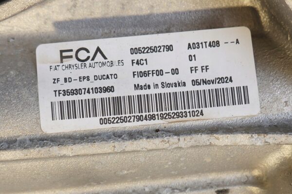 MAGLOWNICA PRZEKŁADNIA DUCATO CITROEN JUMPER PEUGEOT BOXER 00522502790