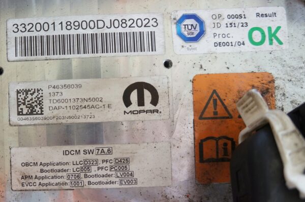 17742132107-69691274220ca SILNIK ENGINE ELEKTRYCZNY SKRZYNIA FIAT 500 E P46356039 46348460