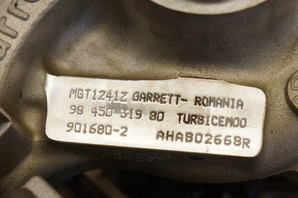 TURBOSPRĘŻARKA TURBO OPEL CORSA PEUGEOT 308 CITROEN C3 1,2THP 9845031980